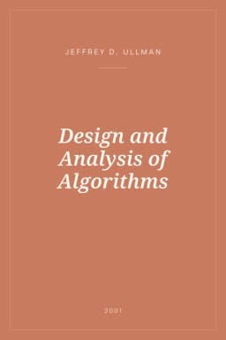 Portada de Design and Analysis of Algorithms