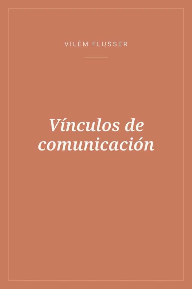 Portada de Vínculos de comunicación