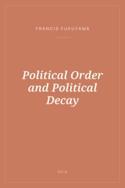 Portada de Political Order and Political Decay