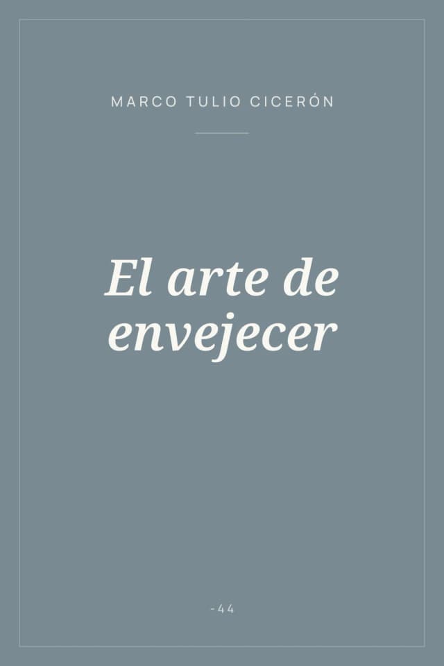 Portada de El arte de envejecer