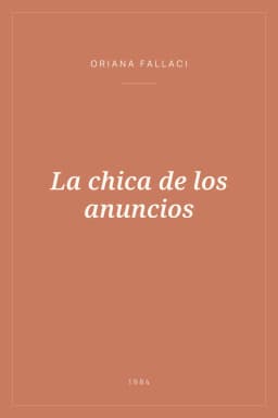Portada de La chica de los anuncios