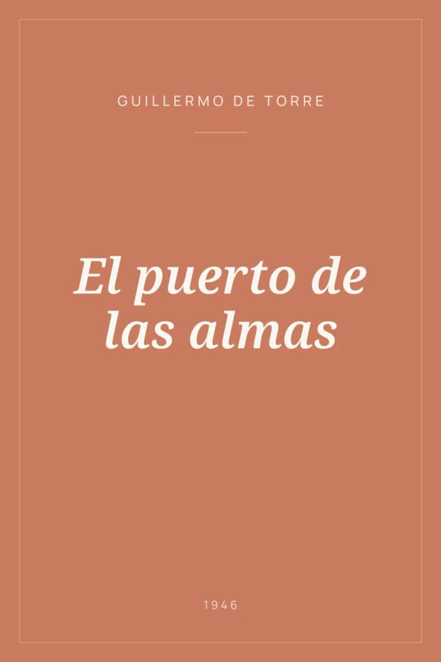 Portada de El puerto de las almas