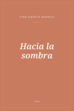 Portada de Hacia la sombra