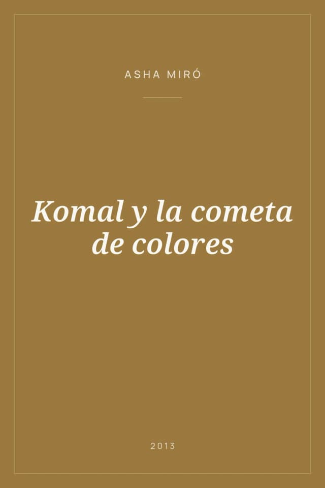 Portada de Komal y la cometa de colores