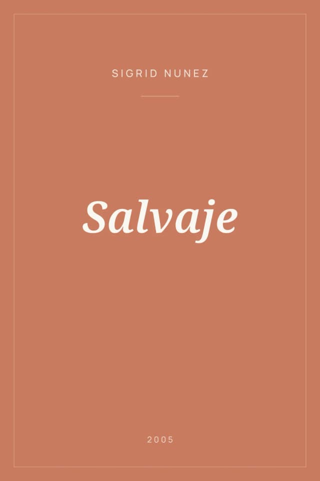 Portada de Salvaje