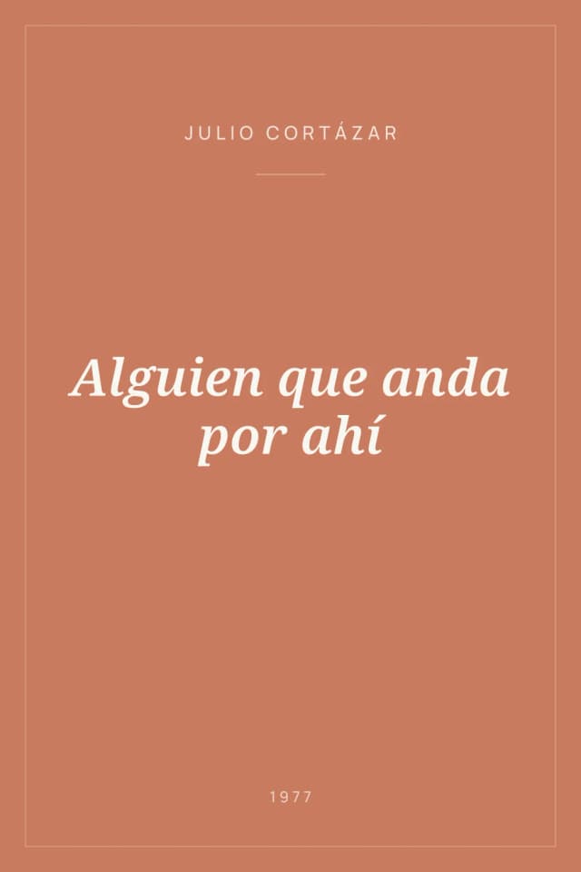 Portada de Alguien que anda por ahí
