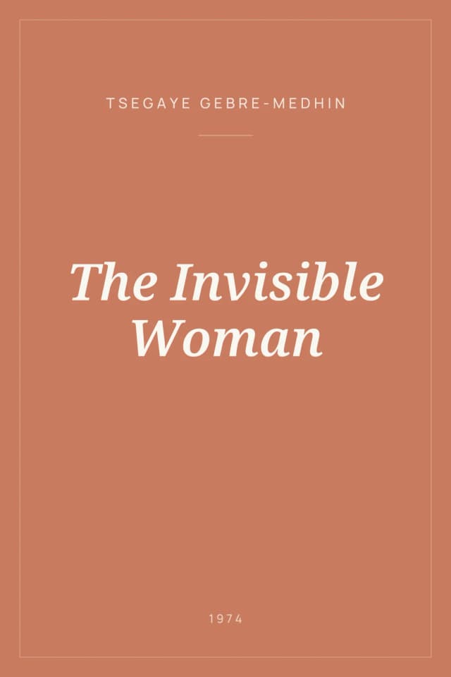 Portada de The Invisible Woman