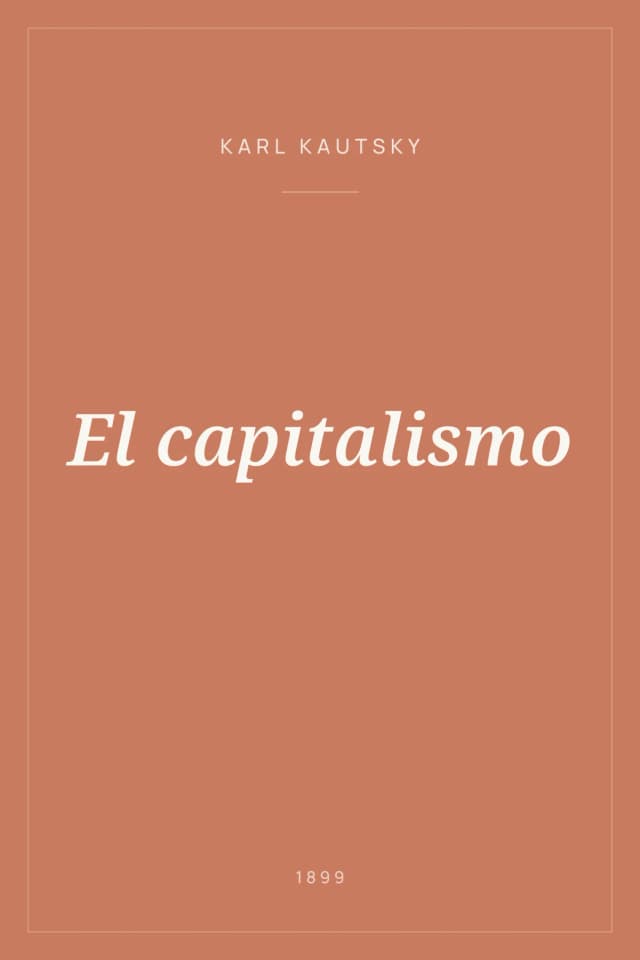 Portada de El capitalismo